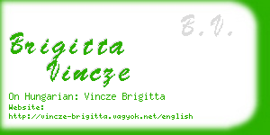 brigitta vincze business card